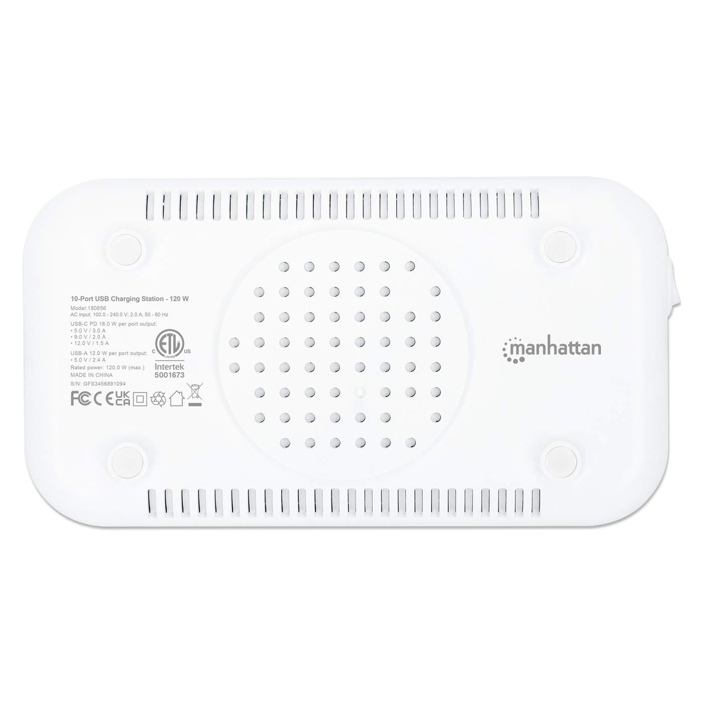 10-Port USB Power Delivery Charging Station - 120 W Image 8