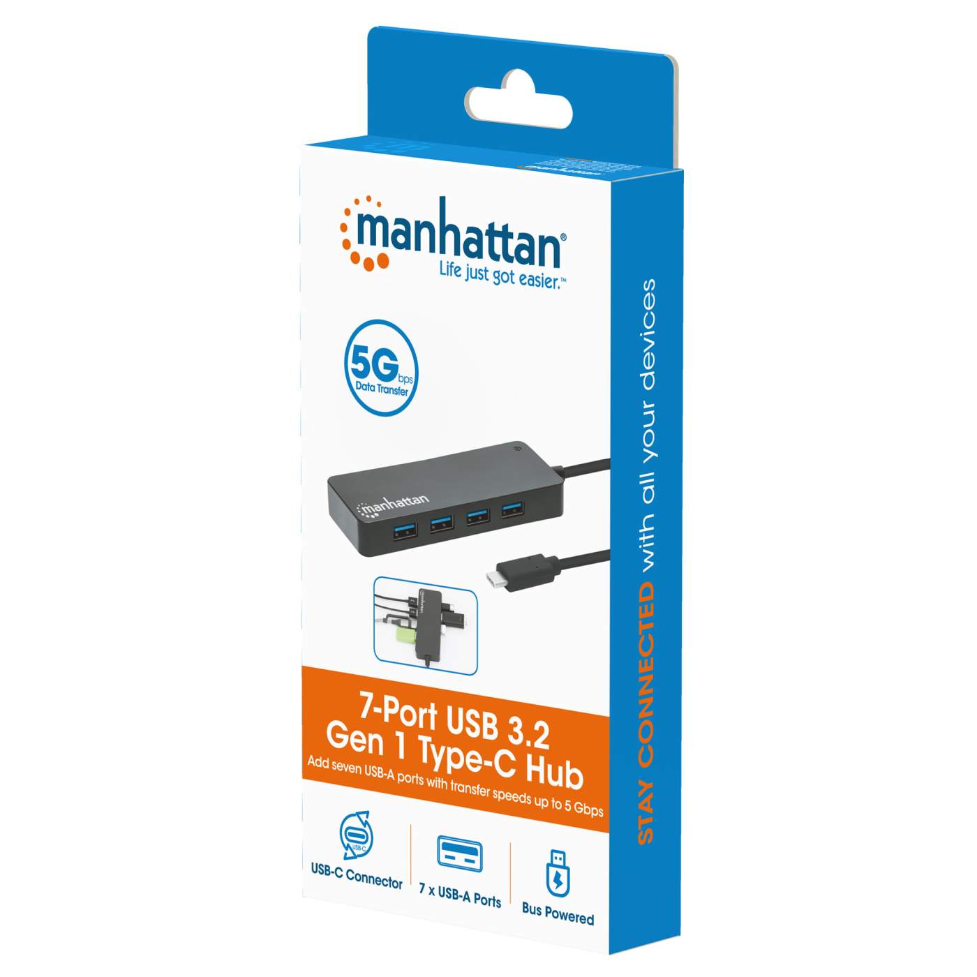 7-Port USB 3.0 Type-C Hub Packaging Image 2