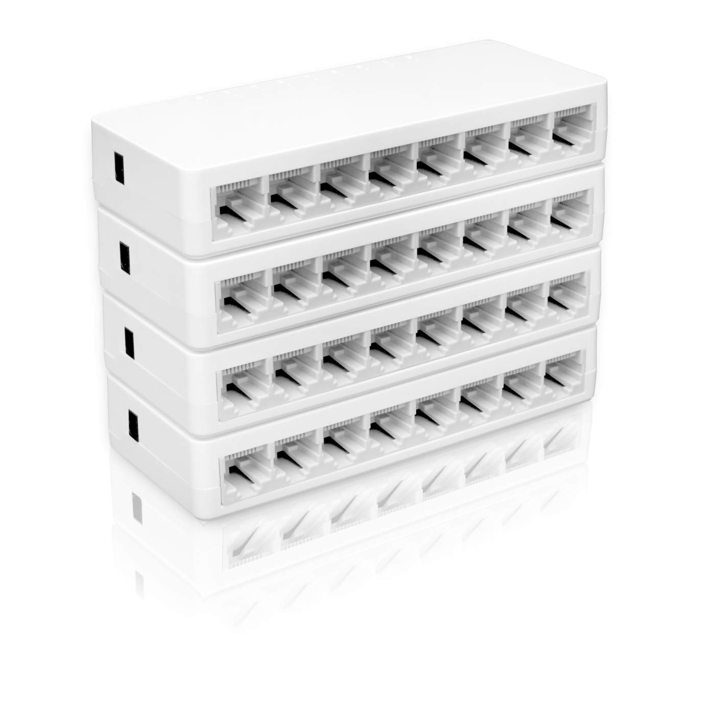 8-Port Fast Ethernet Switch - 4-Pack Image 3