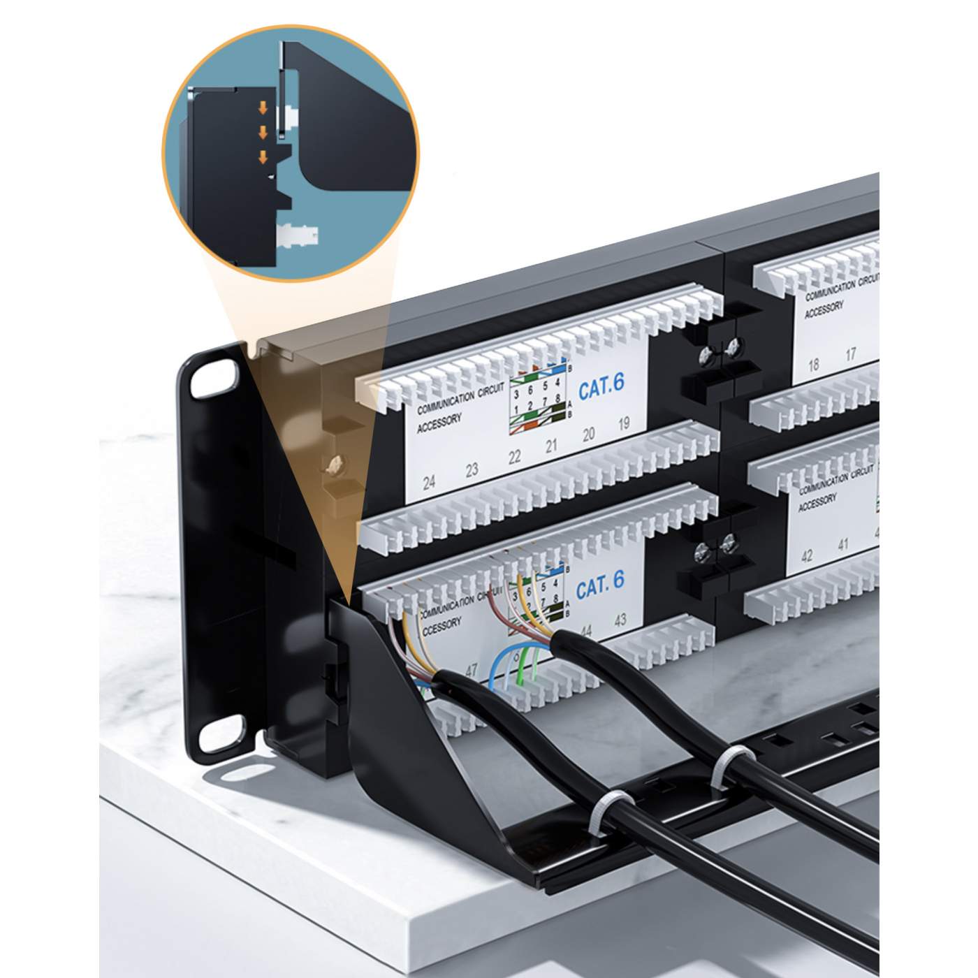 Cat6 Rackmount Patch Panel Image 7