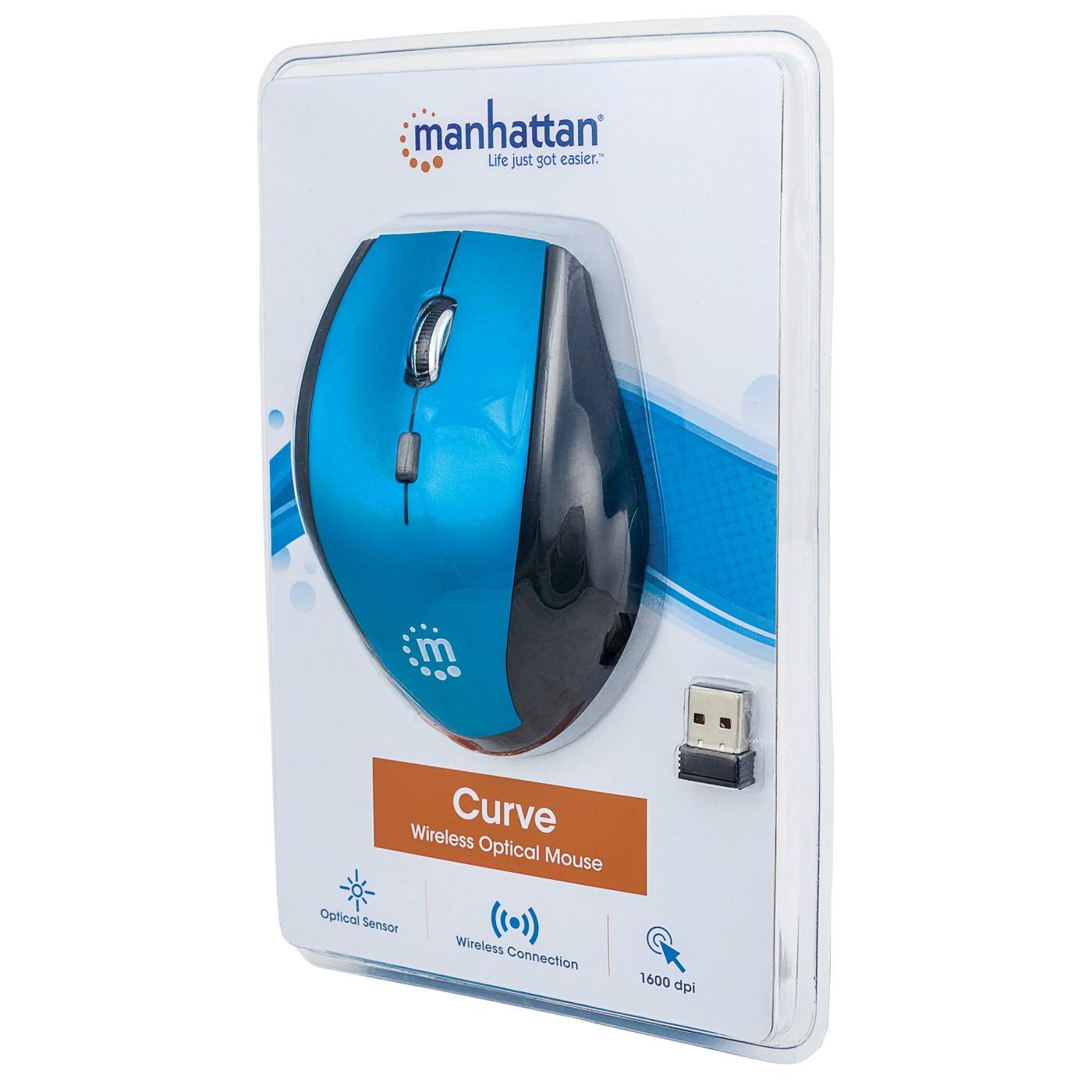 Curve Wireless Optical Mouse Packaging Image 2