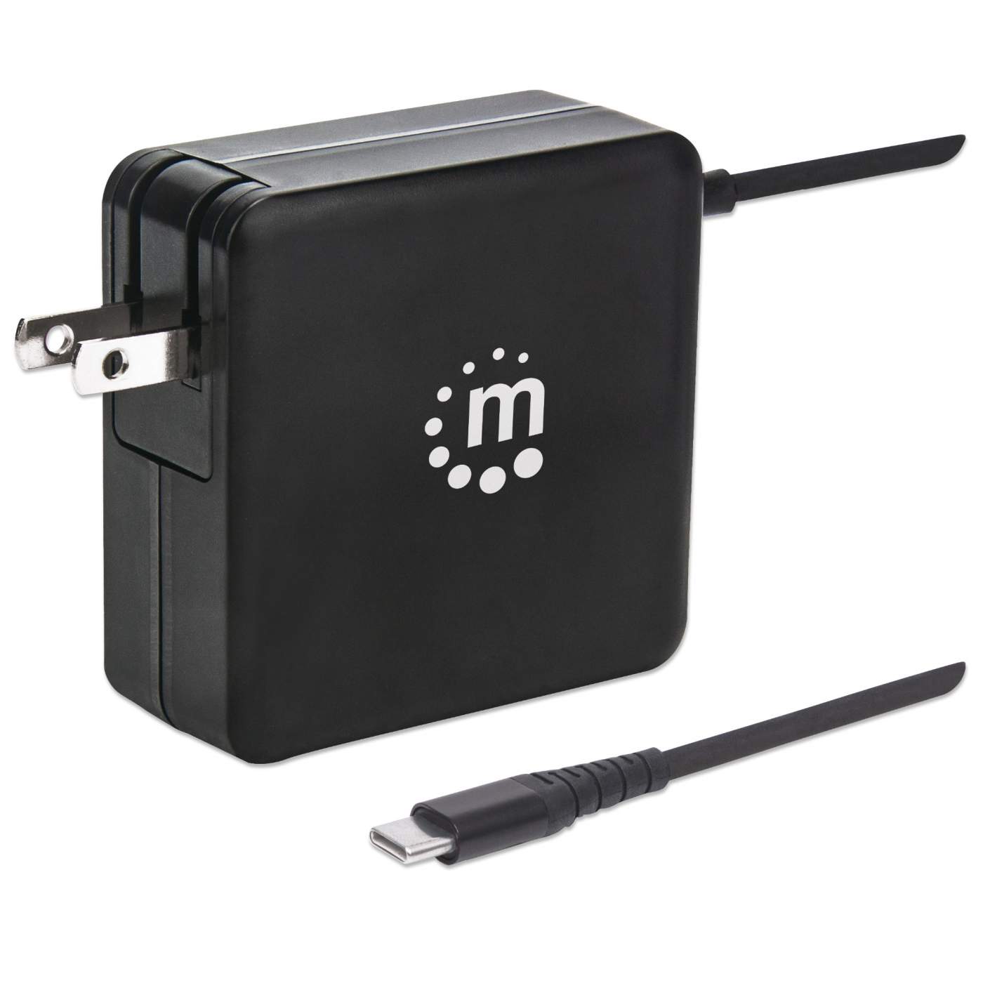 Power Delivery Wall Charger with Built-in USB-C Cable - 60 W Image 1