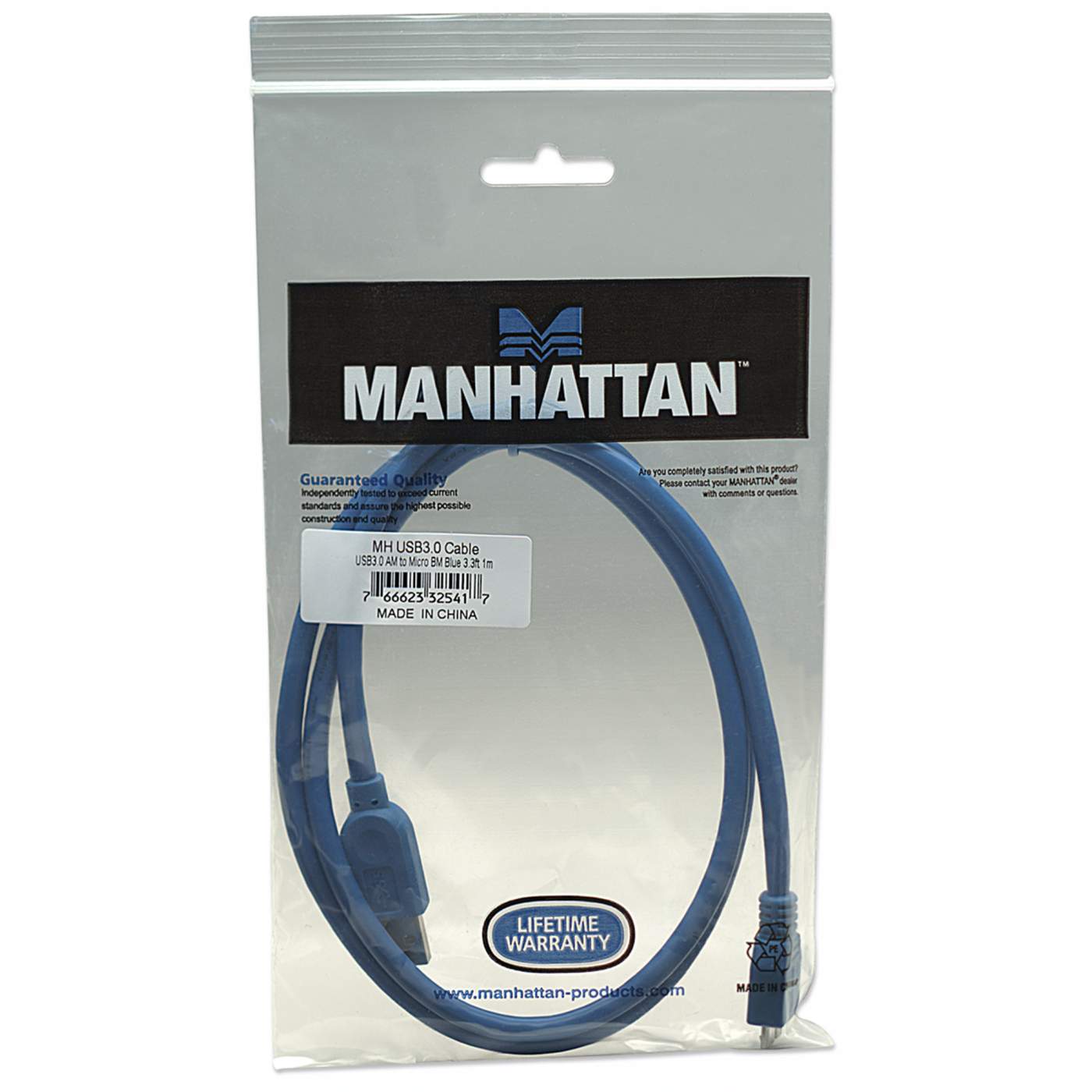 USB 3.0 Type-A to Micro-USB Cable Packaging Image 2