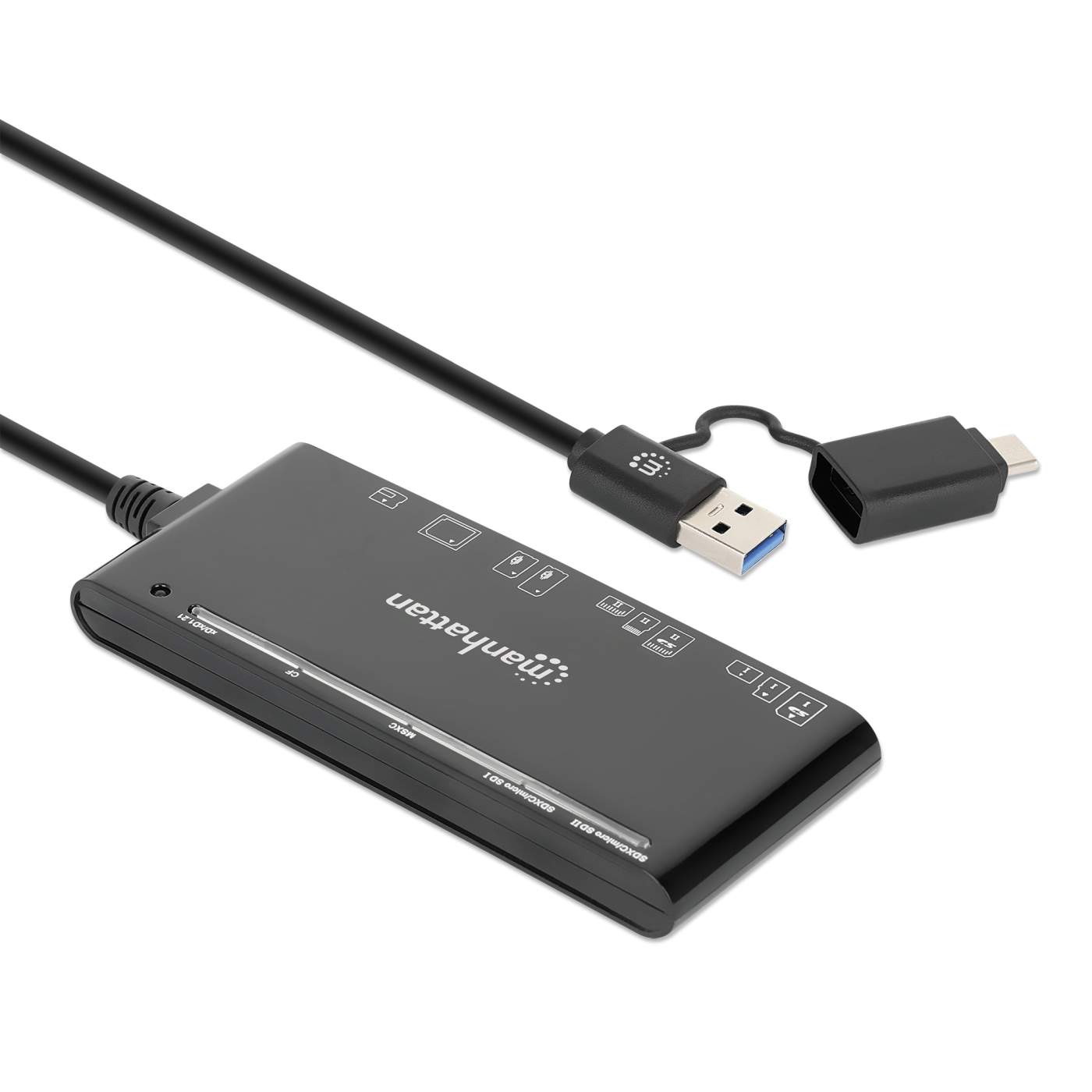USB 3.0 Type-C / Type-A Combo Multi-Card Reader / Writer Image 3