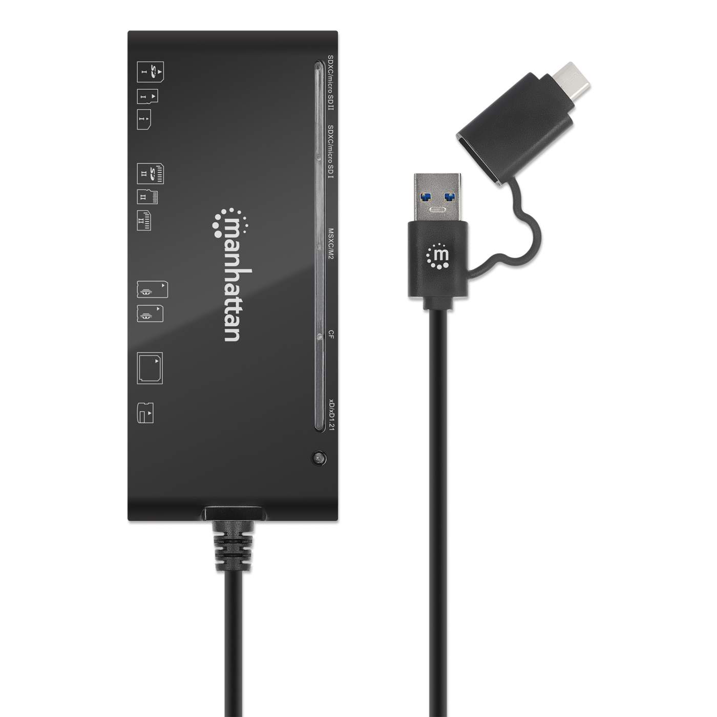 USB 3.0 Type-C / Type-A Combo Multi-Card Reader / Writer Image 5