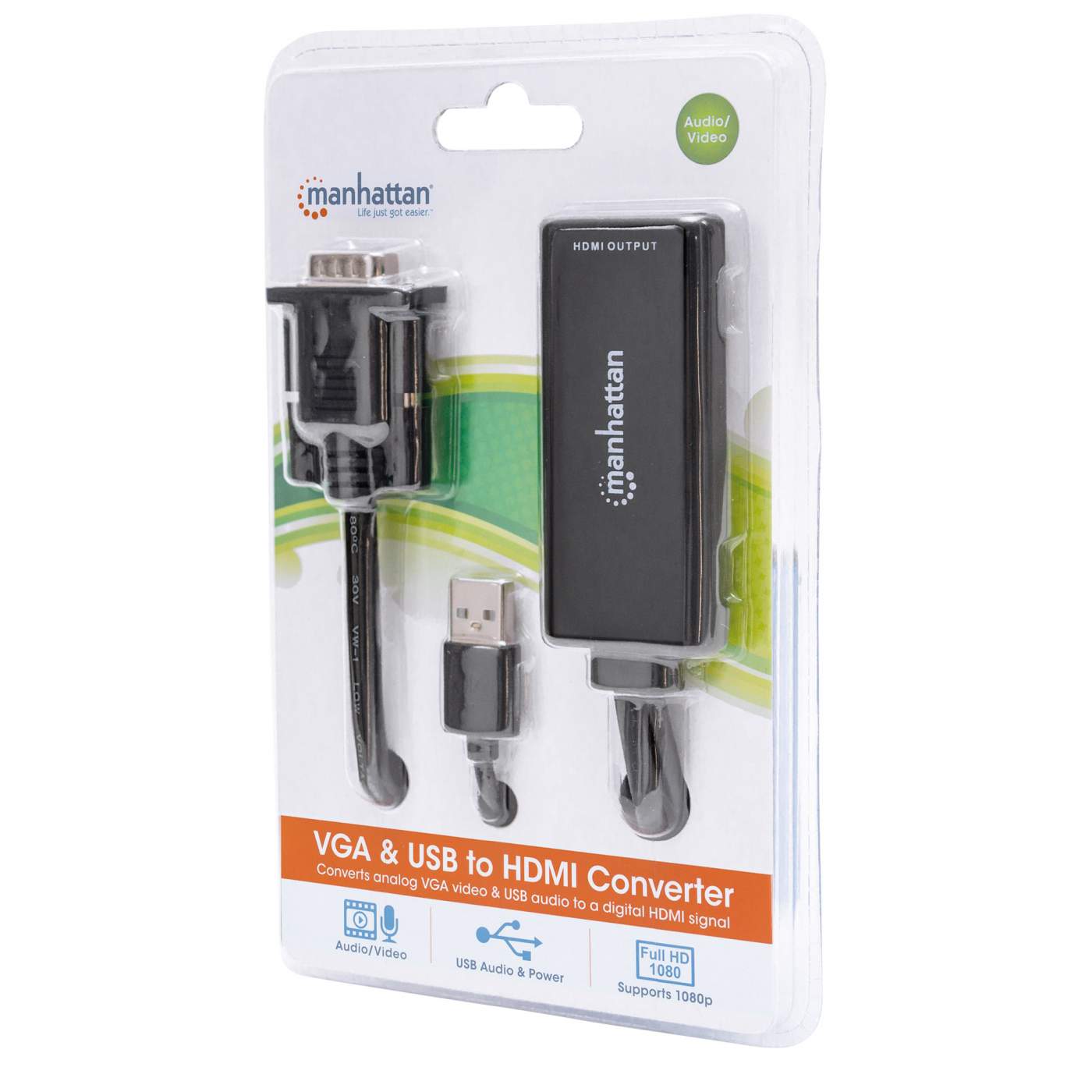 VGA and USB to HDMI Converter Packaging Image 2